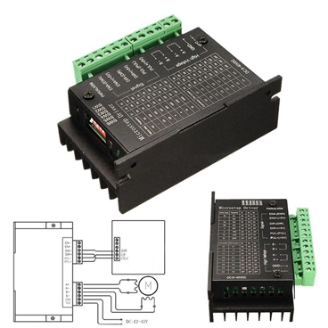 CNC Single Axis TB6600 2/4 Phase Hybrid Stepper Motor dc motor Driver Controller