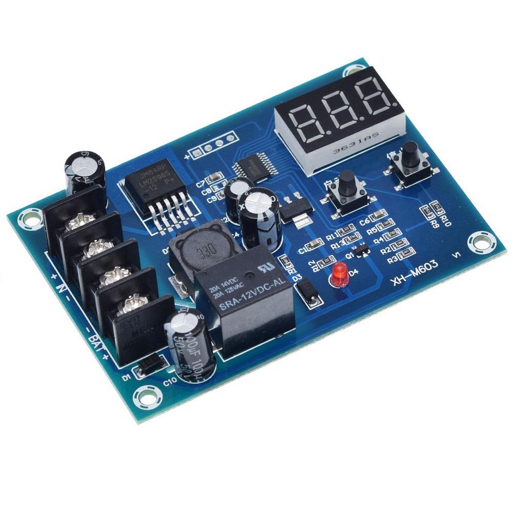 XH-M603 Charging Control Module 12-24V Storage Lithium Battery Charger Control Switch Protection Board