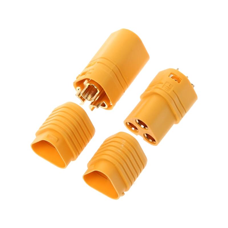 Amass MT60 3.5mm 3 Pole Bullet Connector Plug For RC ESC to Motor [Male and Female]