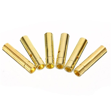 4mm RC Battery Gold-plated Bullet Banana Plug High Quality Male Female Bullet Banana Connector [5pair Pack]