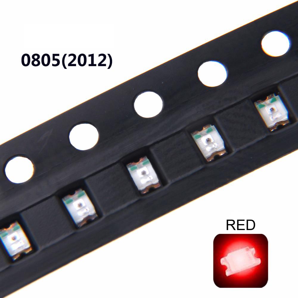 SMD LED 0805 Red Ultra Bright Light Emitting Diode LED Lamp [100pcs Pack]