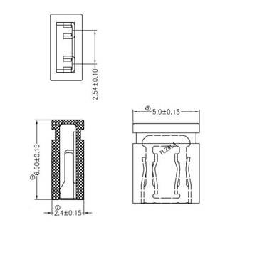 Pin Header Jumper blocks Connector 2.54mm [50pcs Pack]