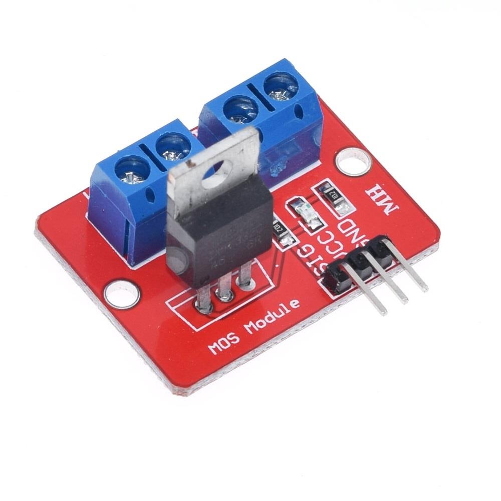 0~24V Top Mosfet Button IRF520 MOS Driver Module For Arduino MCU ARM Raspberry pi