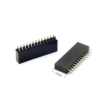 2X13Pin, 26Pin, Female Header for PCB, 11mm Plastic Shield High [5pcs Pack]