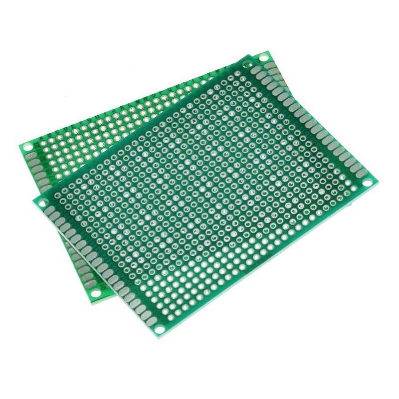 6X8CM Double Side Prototype PCB Tinned Universal Breadboard [2pcs Pack]