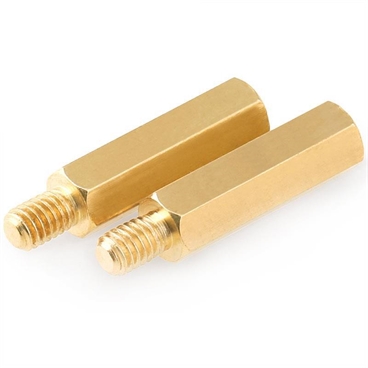 M3x15mm+6mm Male to Female Thread Brass Spacer Hexagonal Standoff [10pcs Pack]