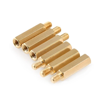 M3x15mm+6mm Male to Female Thread Brass Spacer Hexagonal Standoff [10pcs Pack]
