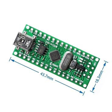 Nano V3 ATmega168 microcontroller (16MHz) Board