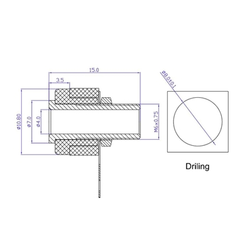 4mm Banana Socket Nickel Plated Binding Post Nut