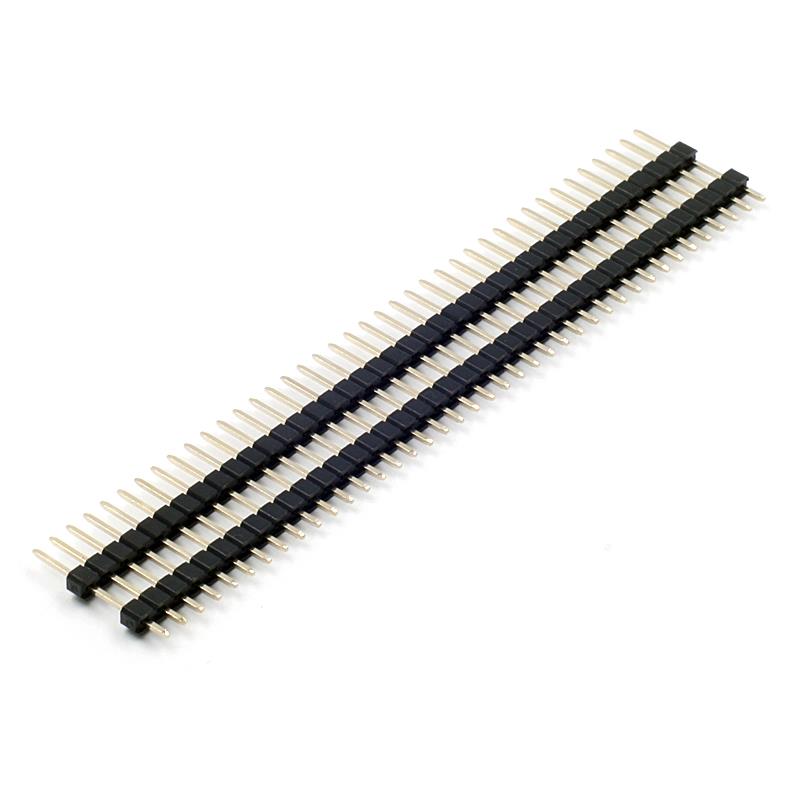 2.54mm Double 1X40pin Male Straight Header [2pcs Pack]