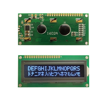 1602 VA Negative 5V LCD Display Black background White Display