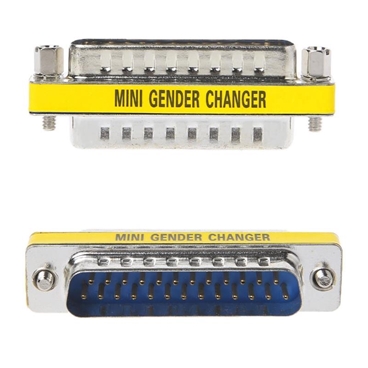 DB25 Mini Gender Changer 25 Pin Converter Adapter Serial Extended Adapter