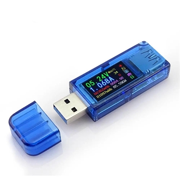 AT34 USB3.0 IPS HD Color Screen USB Tester Voltage Current Capacity Energy Power Equivalent Impedance Temperature Tester