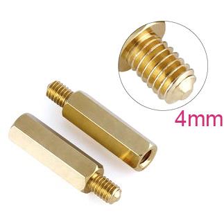 M3x15mm+4mm Male to Female Thread Brass Spacer Hexagonal Standoff [10pcs Pack]