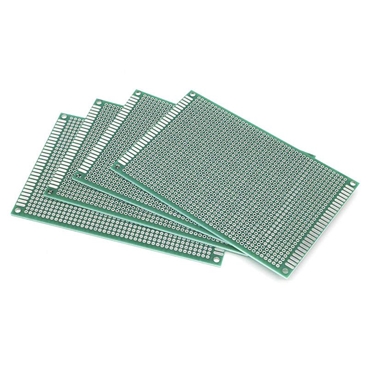 8X12CM Double Side Prototype PCB Tinned Universal Breadboard [2pcs Pack]