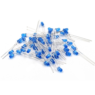 3mm LED Diode Blue Diffused Light