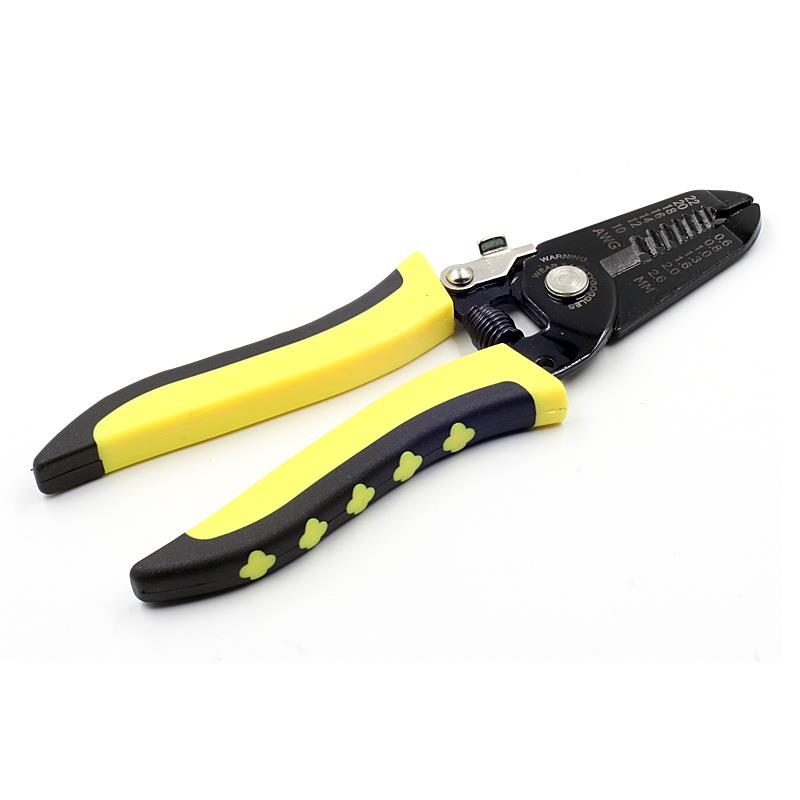 Portable Wire Stripper Pliers Crimper Cable Stripping Crimping for Electrical Hand Tool