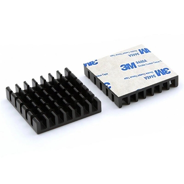 25X25X5mm Aluminum Cooling Heatsink [5pcs Pack]