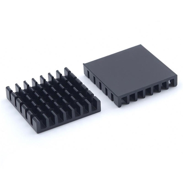 25X25X5mm Aluminum Cooling Heatsink [5pcs Pack]