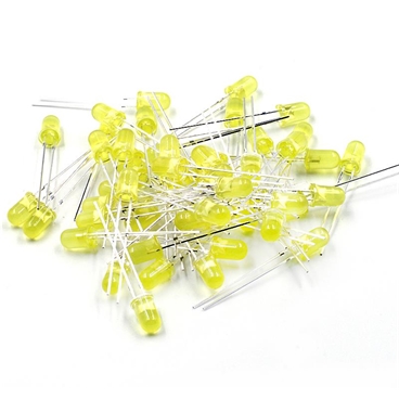 5mm Yellow Diffuse LED Lamp