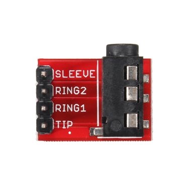 TRRS 3.5mm Jack Breakout Board Headset Stereo Socket Plate Extension Module