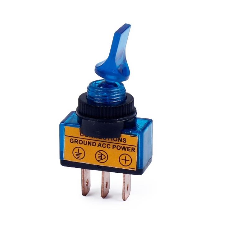 ASW-14D SPST 3Pin ON-OFF Car Toggle Automotive 12V Illuminated Switch