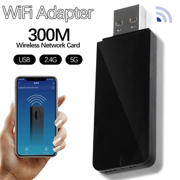 300M Wireless USB Network Card WiFi Adapter Dual Band 2.4G 5G Signal Receiver WiFi Dongle Ralink RT5572 Supports Linux