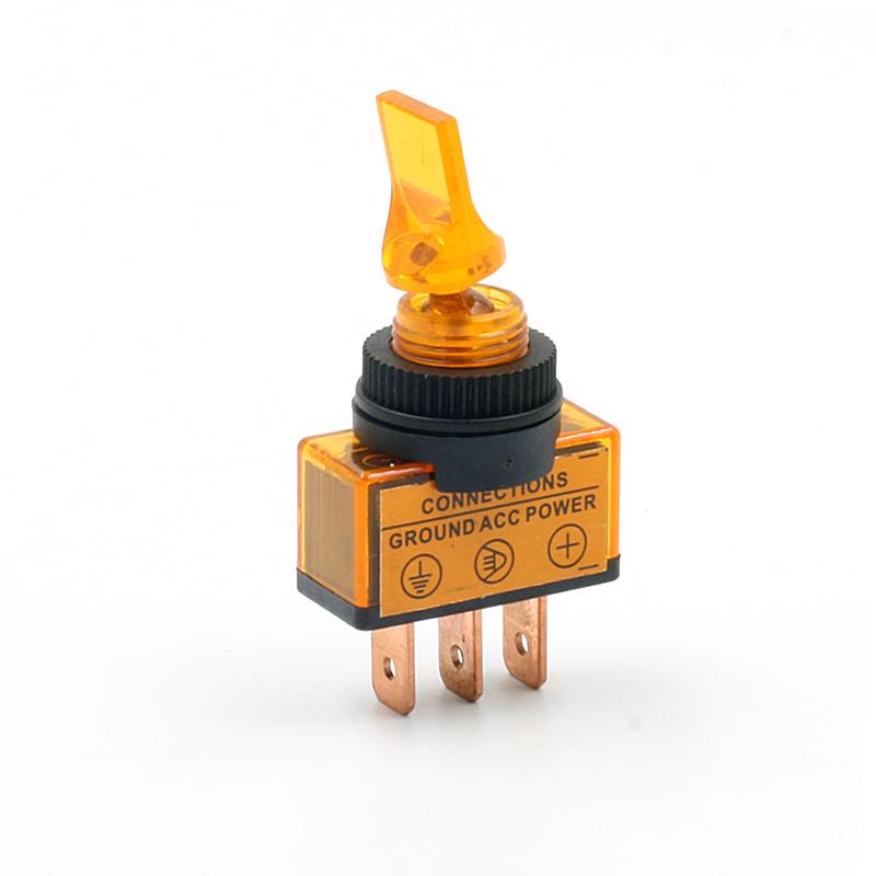 ASW-14D SPST 3Pin ON-OFF Car Toggle Automotive 12V illuminated Switch