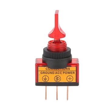 ASW-14D SPST 3Pin ON-OFF Car Toggle Automotive 12V Illuminated Switch