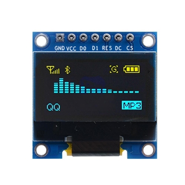 0.96 Inch Yellow Blue SPI interface OLED Display Module