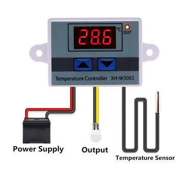 XH-W3001 DC 24V Digital Temperature Thermostat Control Switch