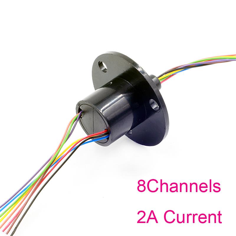 22mm Diameter 2A 8 Channels Rotate Dining Table Slip Ring