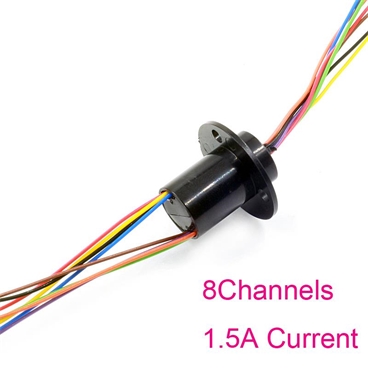 12.5mm Diameter 1.5A 8 Channels Rotate Dining Table Slip Ring
