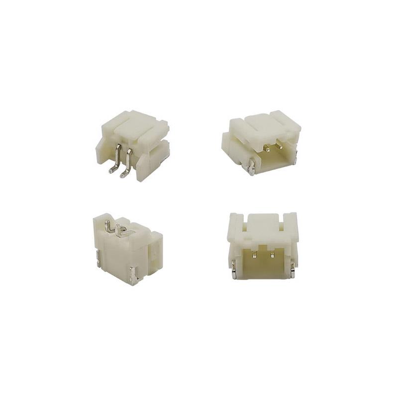 JST PH2.0 Pitch 2Pins Side Entry Type SMD Male Plug For PCB [10pcs Pack]