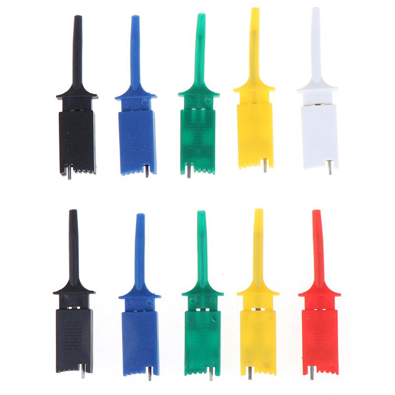 6 Colors Test Hooks Clips For Logic Analyzers Logic Test [10pcs Pack]