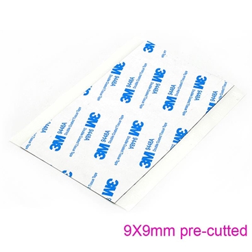 9X9mm pre-cutted 3M double adhesive tape [112pcs per sheet]