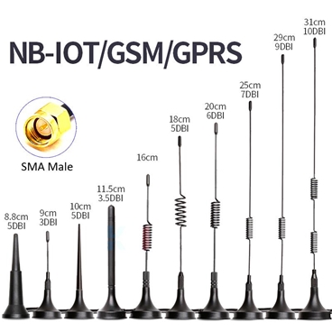 LTE High Gain 10dBi External Omnidirectional Wireless SMA Female Male Inner Suction Cup RG174 Sucker Antenna