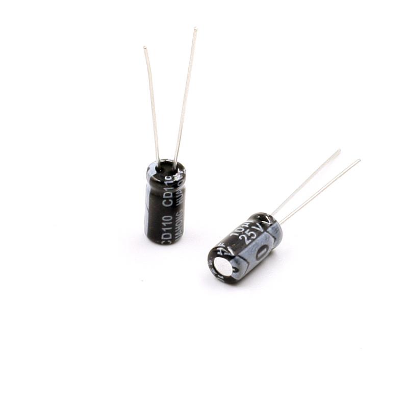 10μF 25V Aluminum Electrolytic Capacitors 10uF[10pcs pack]