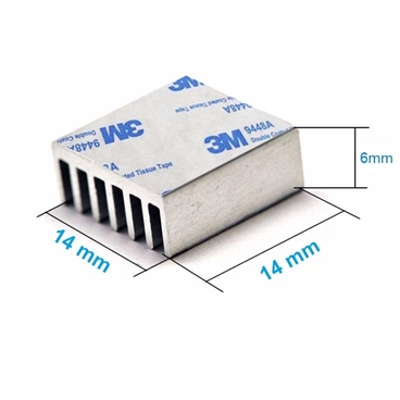 14X14X6mm HeatSink Heat Sink Radiator [10pcs Pack]