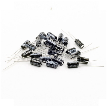 10μF 25V Aluminum Electrolytic Capacitors 10uF[10pcs pack]