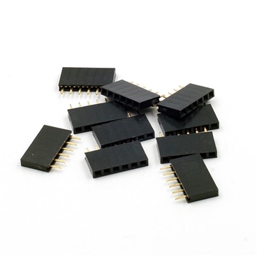 1X6Pin 2.54mm Female Pin Header [10pcs Pack]