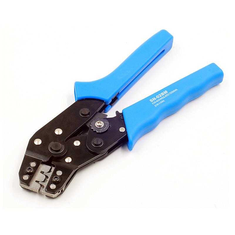 SN-02BM Pin Crimping Tool 2.54mm 28-20AWG Crimper 0.08-0.5mm² Terminal