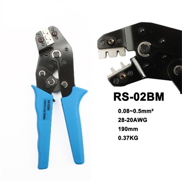 SN-02BM Pin Crimping Tool 2.54mm 28-20AWG Crimper 0.08-0.5mm² Terminal