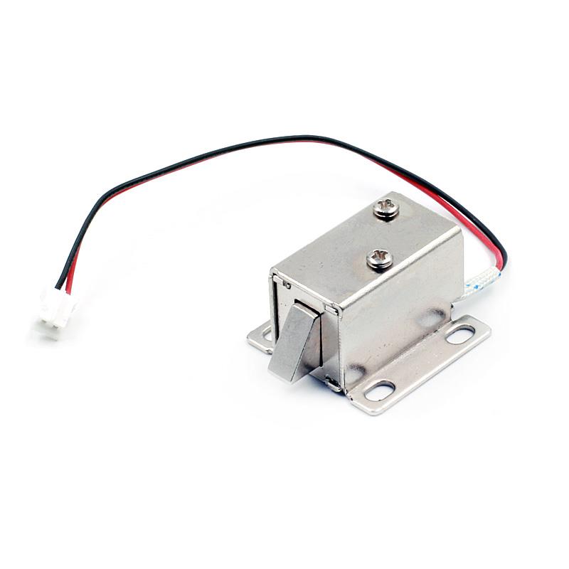 Electronic Lock Catch Door Gate 12V 0.4A Release Assembly Solenoid