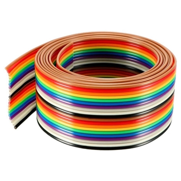 20Pins Jumper Wire Ribbon Flat Cable 1.27mm Pitch [1 Meter]