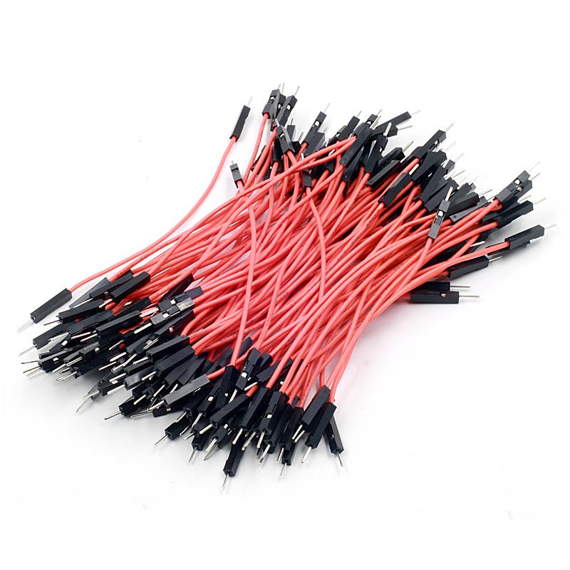 10cm Male To Male Orange Dupont Jumper [100pcs Pack]