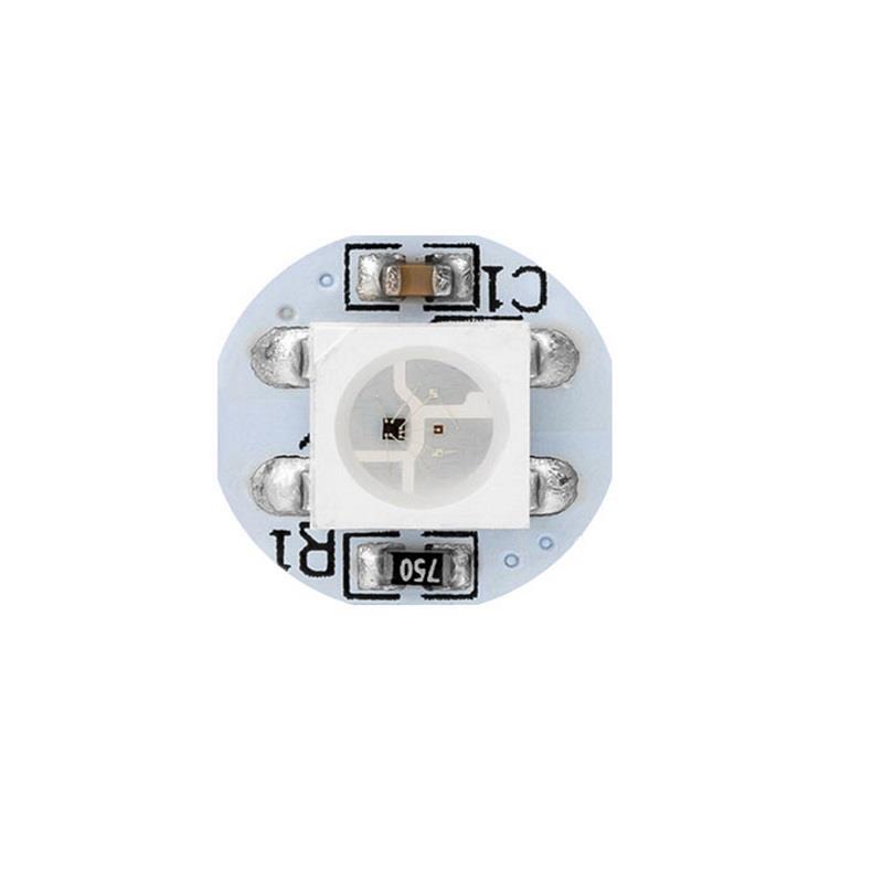 WS2812B RGB LED with white alloy PCB heatsink