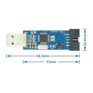 51 AVR programmer ISP USBASP downloader