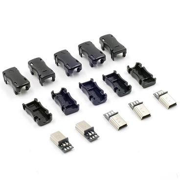 Mini USB 5 Pin Male Plug Socket Connector