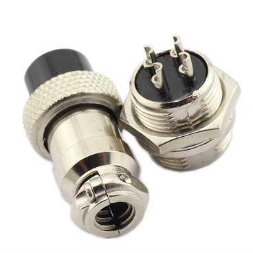 GX-16 GX16 4Pin Male Female Circular Aviation Connector Plug 16MM Wire Panel Metal Connector